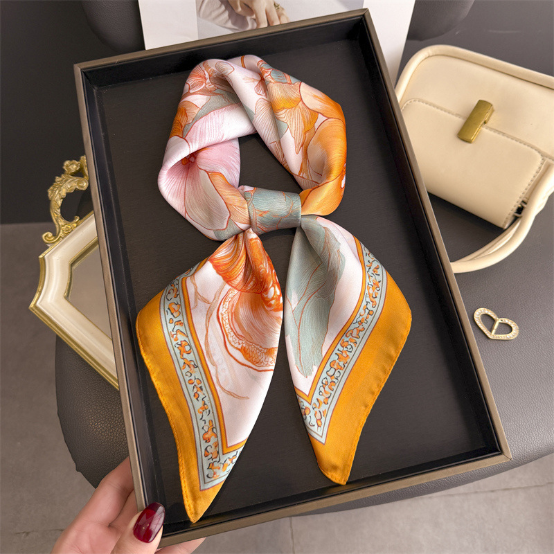 2026 New Floral Print Hijab Si - đánh giá và giá Women Fashion Necktie