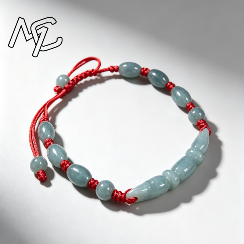 Natural Blue water Jade Burma  - đánh giá và giá Women'S Fashion Jewellery